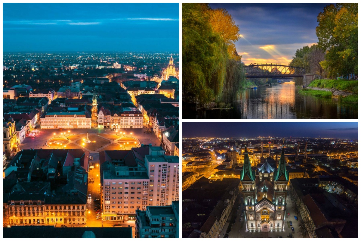 Timișoara, capitala culturală a Europei 2023 noaptea